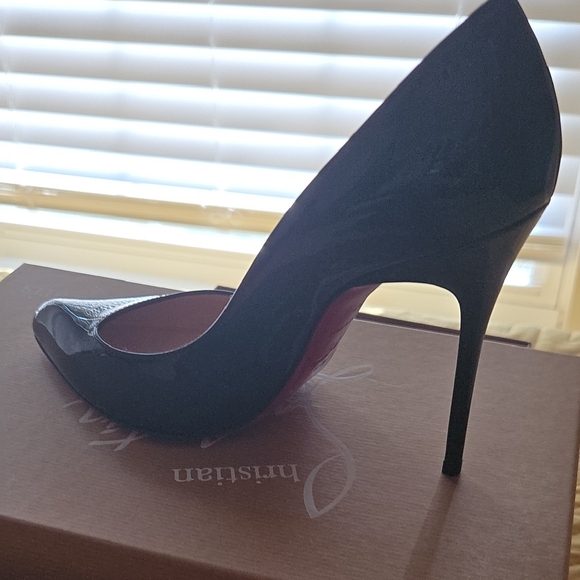 Christian Louboutin Black Patent Heels - Picture 4 of 6